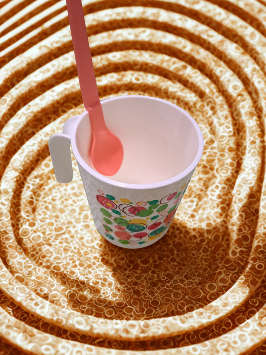 Taza Ilumina Circulos con Cuchara