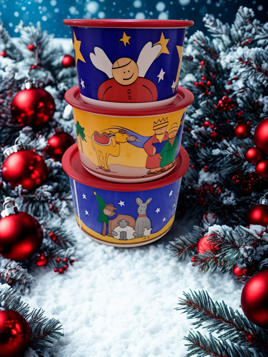 Juego Tazón Apilable Navideño