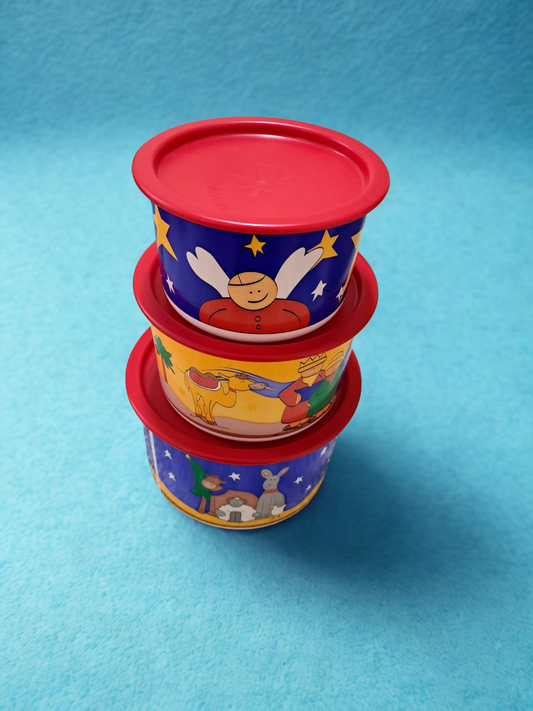 Juego Tazón Apilable Navideño