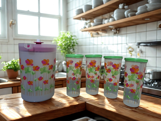 Juego de Bebidas Tupperware – Frescura y estilo en cada sorbo