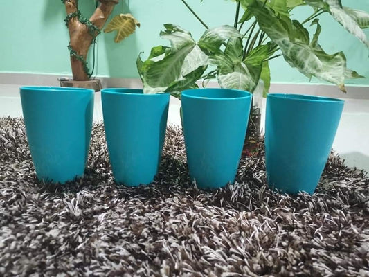 Vasos Floresta Turquesa